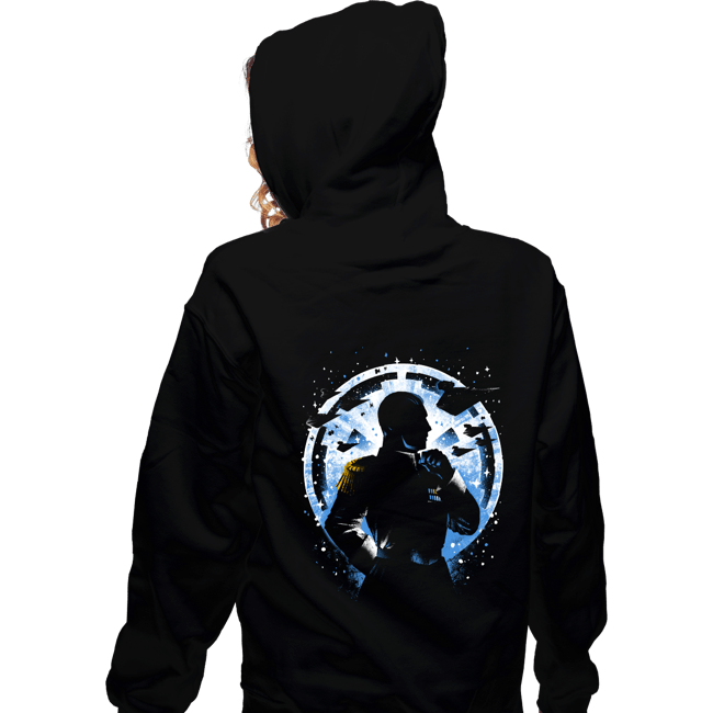 Daily_Deal_Shirts Zippered Hoodies, Unisex / Small / Black Grand Admiral