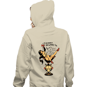 Shirts Zippered Hoodies, Unisex / Small / White Shinra Beware