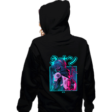 Load image into Gallery viewer, Shirts Zippered Hoodies, Unisex / Small / Black Neon Zero
