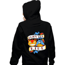 Load image into Gallery viewer, Daily_Deal_Shirts Zippered Hoodies, Unisex / Small / Black Enjoy The Ride
