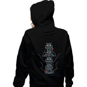 Shirts Pullover Hoodies, Unisex / Small / Black Dragon Mood Totem