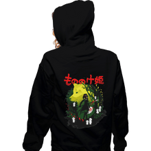 Load image into Gallery viewer, Shirts Zippered Hoodies, Unisex / Small / Black Princess Of The Forest
