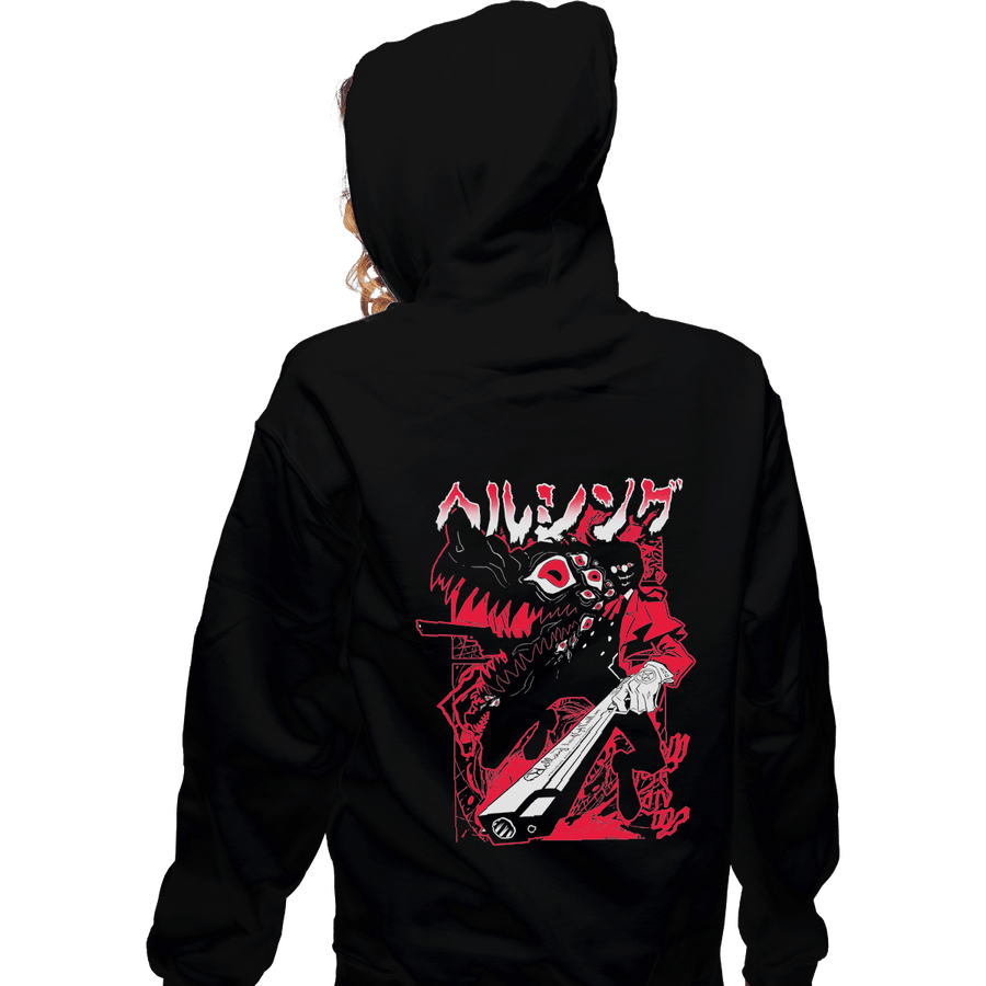 Shirts Zippered Hoodies, Unisex / Small / Black Hellsing Weapon Alucard