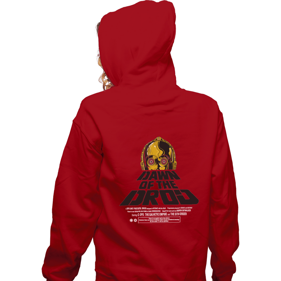 Shirts Pullover Hoodies, Unisex / Small / Red Dawn Of The Droid