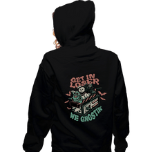 Load image into Gallery viewer, Daily_Deal_Shirts Zippered Hoodies, Unisex / Small / Black We Ghostin&#39;

