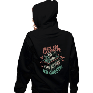 Daily_Deal_Shirts Zippered Hoodies, Unisex / Small / Black We Ghostin'