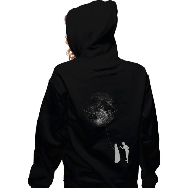 Shirts Zippered Hoodies, Unisex / Small / Black Give You The Moon
