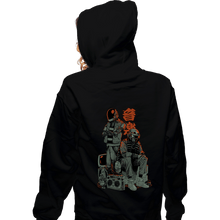Load image into Gallery viewer, Daily_Deal_Shirts Zippered Hoodies, Unisex / Small / Black Street Punks

