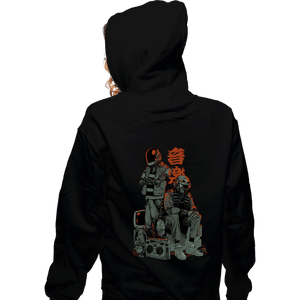 Daily_Deal_Shirts Zippered Hoodies, Unisex / Small / Black Street Punks