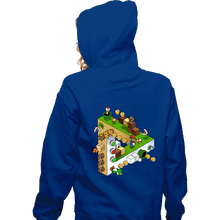 Load image into Gallery viewer, Daily_Deal_Shirts Zippered Hoodies, Unisex / Small / Royal Blue Impossible Platforms
