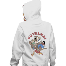 Load image into Gallery viewer, Secret_Shirts Zippered Hoodies, Unisex / Small / White Go Velma!
