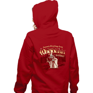 Daily_Deal_Shirts Zippered Hoodies, Unisex / Small / Red Dagobah Humbug