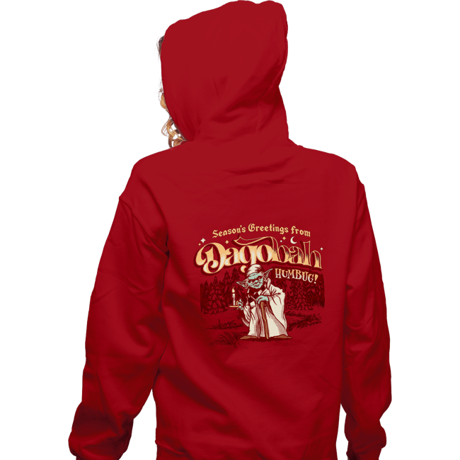 Daily_Deal_Shirts Zippered Hoodies, Unisex / Small / Red Dagobah Humbug