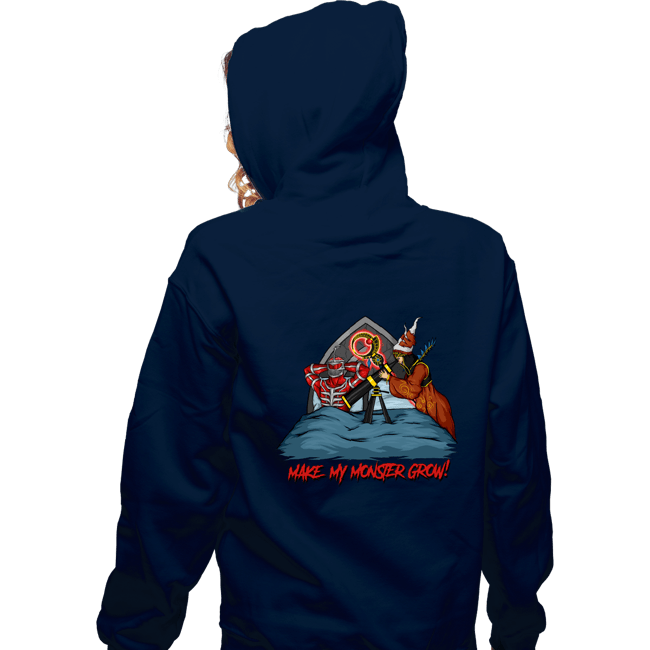 Secret_Shirts Zippered Hoodies, Unisex / Small / Navy Make My Monster