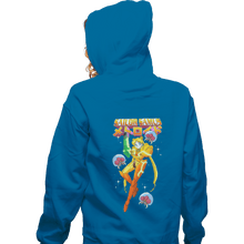 Load image into Gallery viewer, Shirts Zippered Hoodies, Unisex / Small / Royal blue Sailor Samus Power Suit
