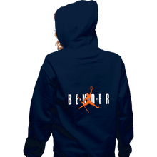 Load image into Gallery viewer, Shirts Zippered Hoodies, Unisex / Small / Navy Air Bender
