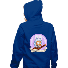 Load image into Gallery viewer, Daily_Deal_Shirts Zippered Hoodies, Unisex / Small / Royal Blue Angry Padawan
