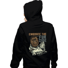 Load image into Gallery viewer, Daily_Deal_Shirts Zippered Hoodies, Unisex / Small / Black Wookie Cat
