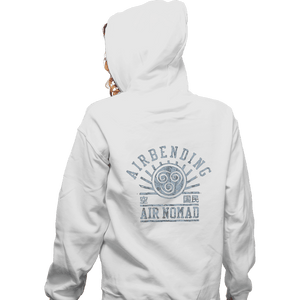 Shirts Zippered Hoodies, Unisex / Small / White Air Bending