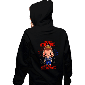 Shirts Zippered Hoodies, Unisex / Small / Black Stranger Normal