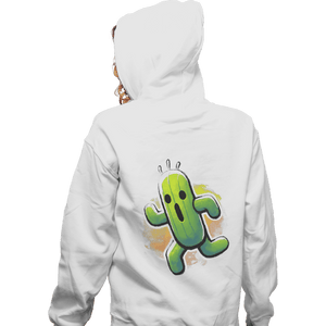 Shirts Zippered Hoodies, Unisex / Small / White 1000 Needles