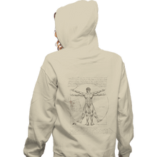 Load image into Gallery viewer, Shirts Zippered Hoodies, Unisex / Small / White Eren Vitruvian
