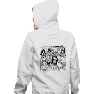 Shirts Zippered Hoodies, Unisex / Small / White Smash Girls Hot Spring