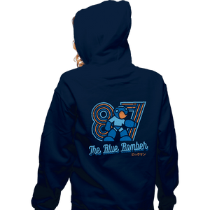 Shirts Zippered Hoodies, Unisex / Small / Navy The Blue Bomber