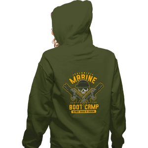 Shirts Zippered Hoodies, Unisex / Small / Military Green Colonial Marine s