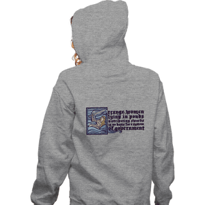 Secret_Shirts Zippered Hoodies, Unisex / Small / Sports Grey The Lake Lady