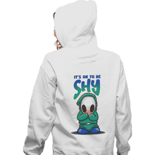 Load image into Gallery viewer, Shirts Zippered Hoodies, Unisex / Small / White Shy!
