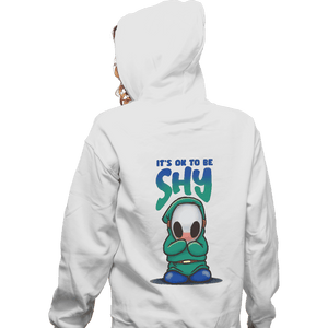 Shirts Zippered Hoodies, Unisex / Small / White Shy!