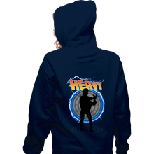 Load image into Gallery viewer, Shirts Zippered Hoodies, Unisex / Small / Navy Heavy

