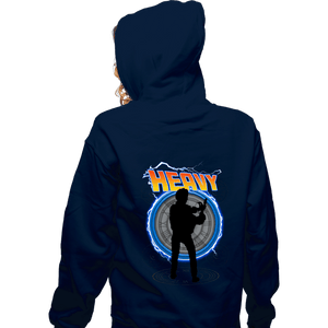 Shirts Zippered Hoodies, Unisex / Small / Navy Heavy