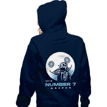 Load image into Gallery viewer, Shirts Zippered Hoodies, Unisex / Small / Navy Emil Weapon Number 7
