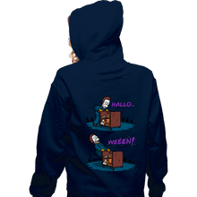 Load image into Gallery viewer, Daily_Deal_Shirts Zippered Hoodies, Unisex / Small / Navy Halloweeen
