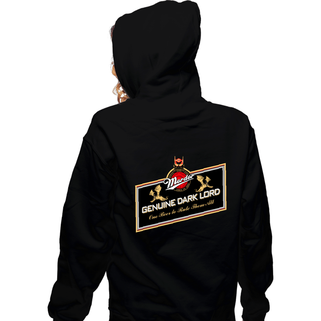 Daily_Deal_Shirts Zippered Hoodies, Unisex / Small / Black One Beer To Rule Them All