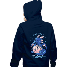 Load image into Gallery viewer, Daily_Deal_Shirts Zippered Hoodies, Unisex / Small / Navy Rolled A 1 Today
