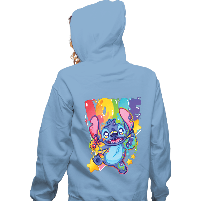 Secret_Shirts Zippered Hoodies, Unisex / Small / Royal Blue Alien Love