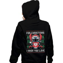 Load image into Gallery viewer, Shirts Pullover Hoodies, Unisex / Small / Black Christmas Love
