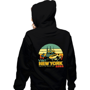 Daily_Deal_Shirts Zippered Hoodies, Unisex / Small / Black Visit New York