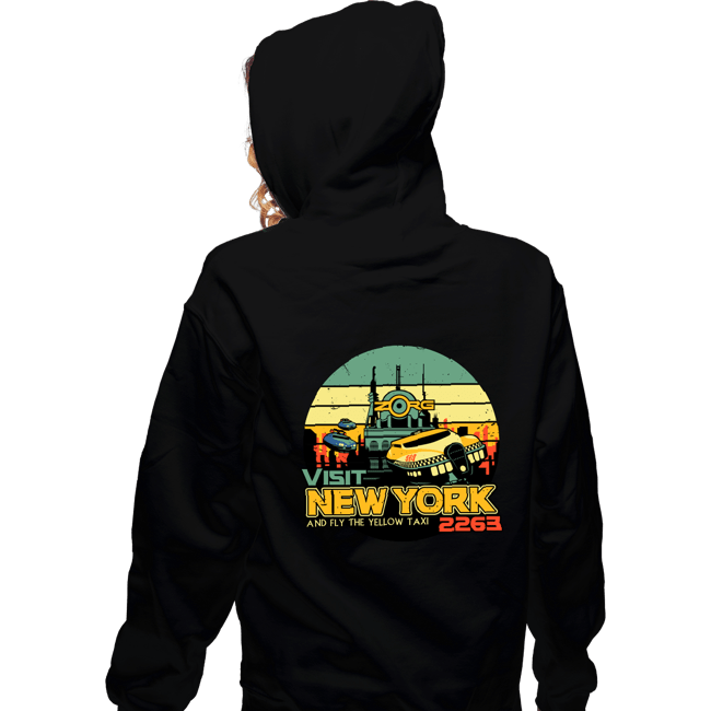 Daily_Deal_Shirts Zippered Hoodies, Unisex / Small / Black Visit New York