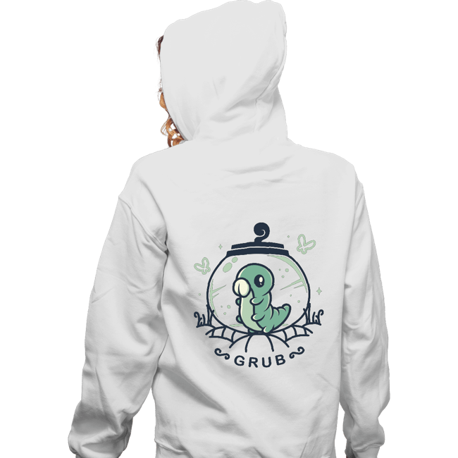 Shirts Zippered Hoodies, Unisex / Small / White Grub