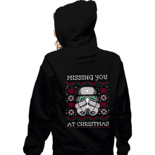 Load image into Gallery viewer, Daily_Deal_Shirts Zippered Hoodies, Unisex / Small / Black Missing You

