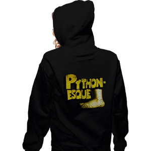 Shirts Zippered Hoodies, Unisex / Small / Black Pythonesque