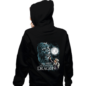 Daily_Deal_Shirts Zippered Hoodies, Unisex / Small / Black How Not To Train Your Dragon