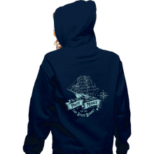 Load image into Gallery viewer, Daily_Deal_Shirts Zippered Hoodies, Unisex / Small / Navy The Polite Menace
