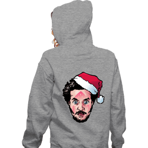 Daily_Deal_Shirts Zippered Hoodies, Unisex / Small / Sports Grey Marv-Y Christmas