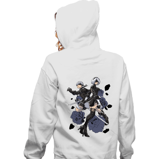 Daily_Deal_Shirts Zippered Hoodies, Unisex / Small / White Android Hunter