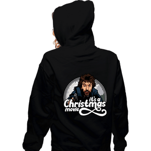 Daily_Deal_Shirts Zippered Hoodies, Unisex / Small / Black It's A Christmas Movie